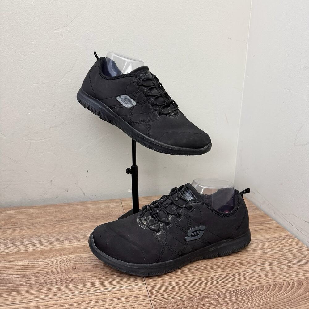 Skechers Work Slip Resistant Black Sneakers Women’s Size 9.5